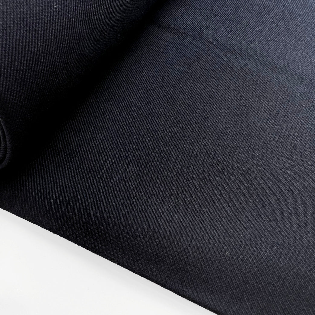 British Worsted Wool - Navy