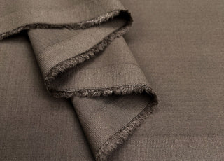 Wool Twill Pebble Brown Polyester Viscose Elastane Stretch Twill Fabric Fold