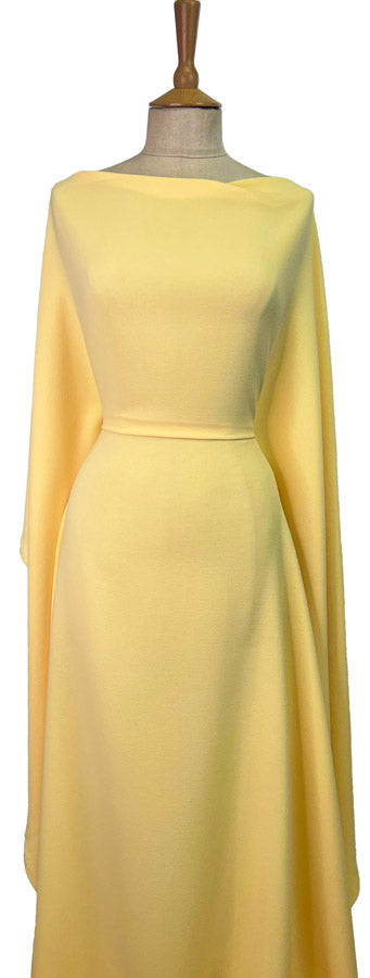 Yellow Triple Crepe Polyester Dress Fabric Sunshine Dress