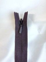 YKK - Concealed Invisible Zip - Dark Brown (9")