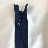 YKK - Concealed Invisible Zip - Dark Navy (17")