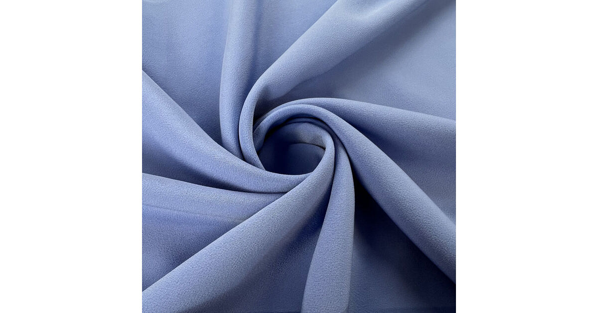 Polyester Fabric | Landon Superior Smooth Crepe - Wedgewood