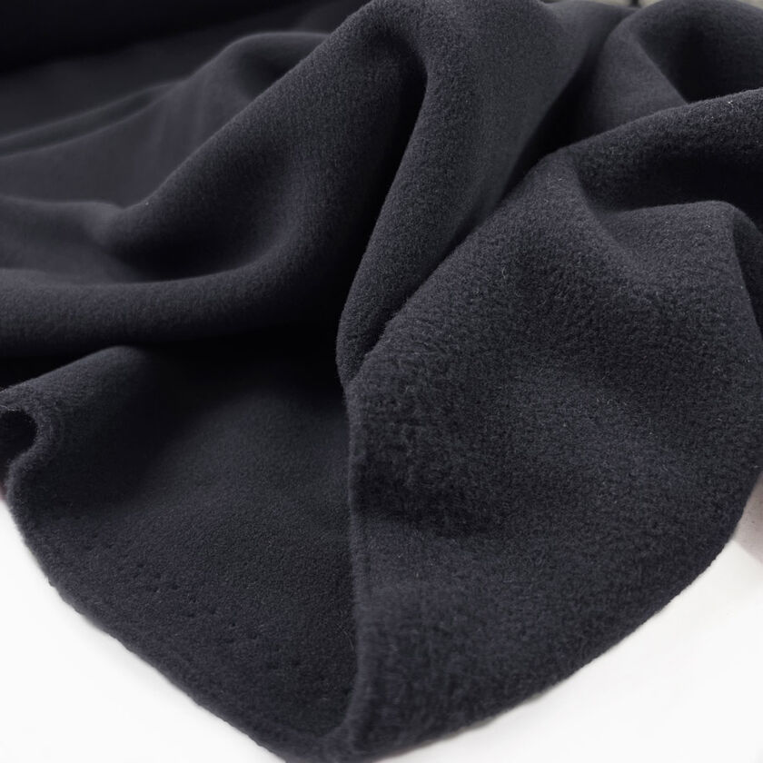 Polyester Polartec® Classic Micro Fleece Fabric - Midnight Navy