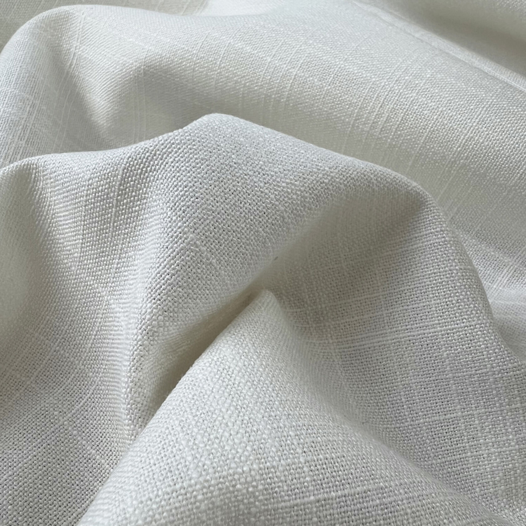 White linen new arrivals fabric