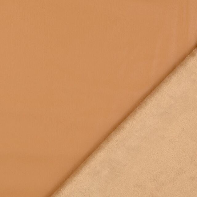 Marlow - Fur Backed Faux Leather - Tan