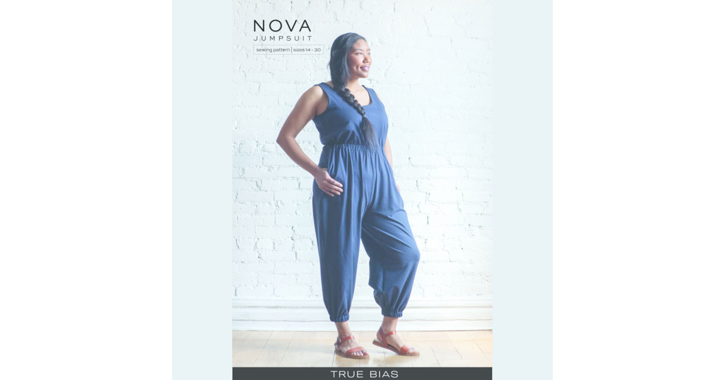 Nova Jumpsuit Paper Sewing Pattern True Bias Sizes 14 30