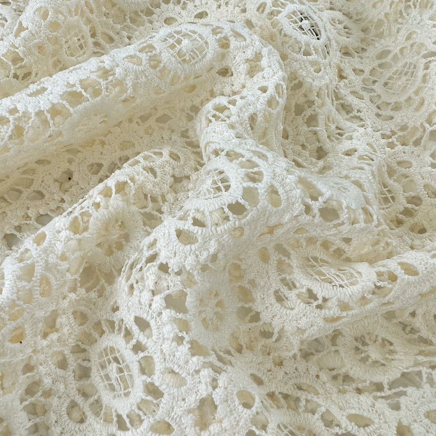 Crochet fabric on sale