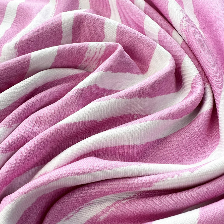 Striped cotton jersey outlet fabric