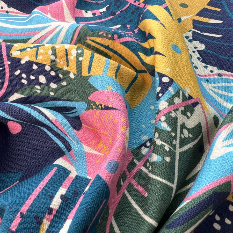 Tropical knit hotsell fabric