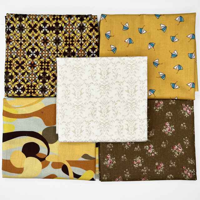 Stof Fabric Fat Quarter - Pack 5