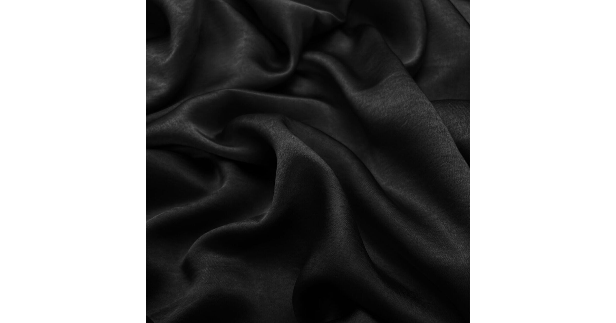 Polyester Elastane Dress Fabric | Bella Satin Stretch - Black
