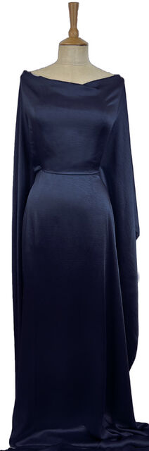 Bella Satin Stretch - Navy