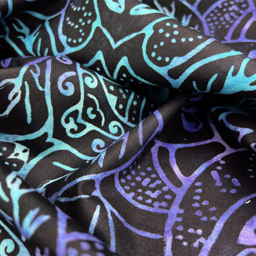 Batik discount print dress