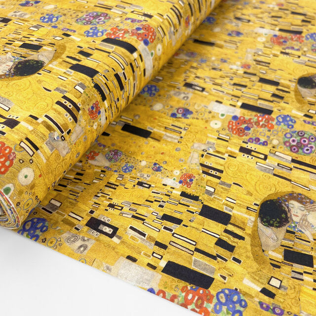 Premium Cotton - Kissing Klimt