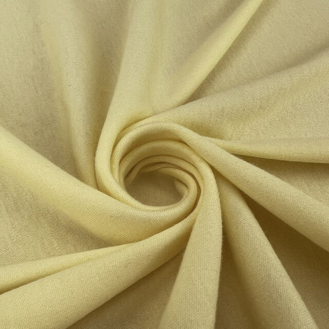 British Knitted Cotton Interlock Jersey Fabric Pale Blue