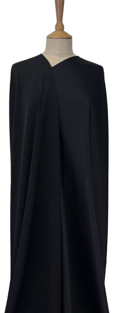 Luxury Satin Backed Crepe - Black