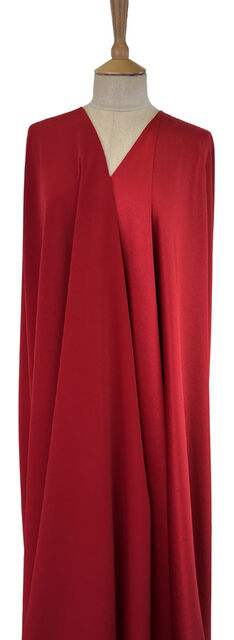 Luxury Satin Backed Crepe - Red