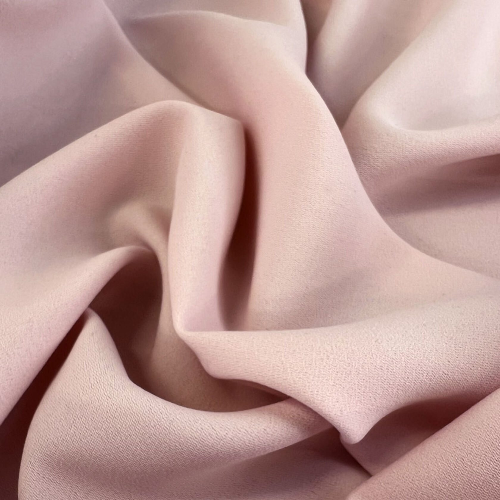 Pale Pink Polyester Dress Fabric