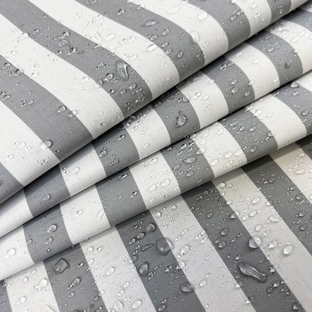 Remnant - Bonded Cotton - Grey Stripe (0.95m)