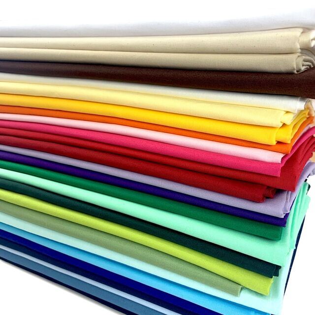 Boston - Plain Cotton Poplin - All Colours