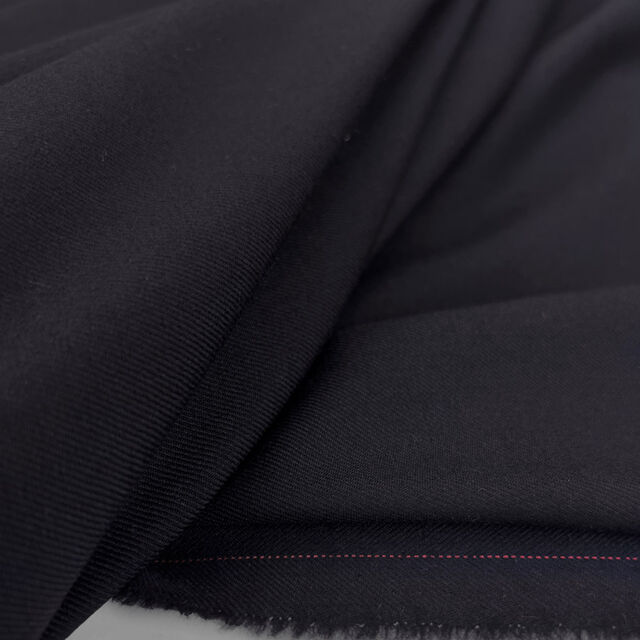 British Worsted Wool - Navy