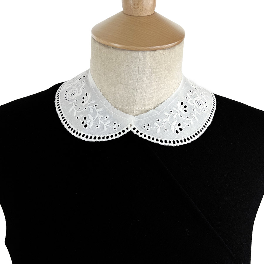 Broderie Anglaise Cotton Collar