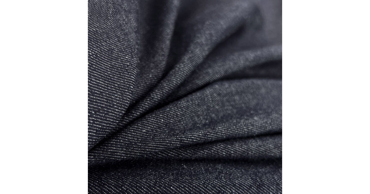 Remnant (2.96m) Cotton Spandex Trouser Fabric | 9oz Stretch Denim - Indigo