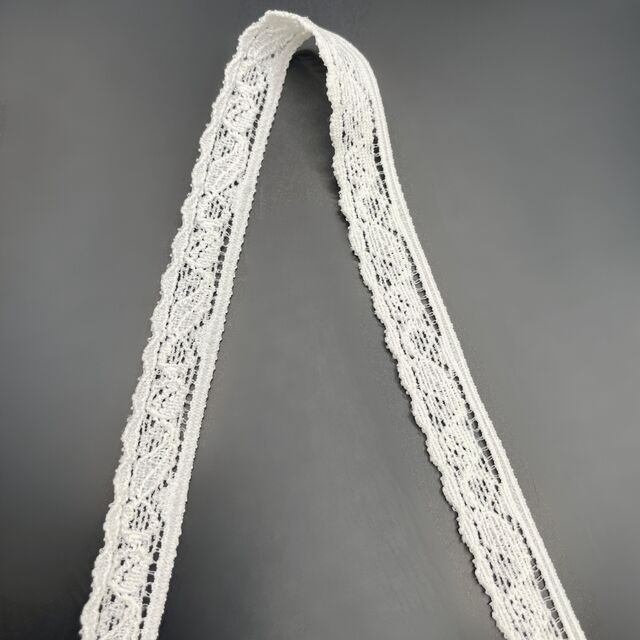 Stretch Lace Trim - Ivory