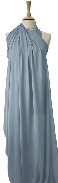 Georgette Dress Fabric - Cloud