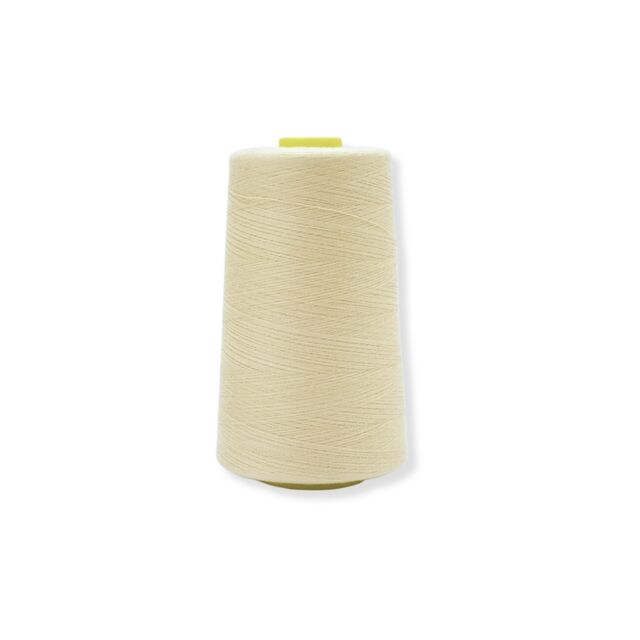 Polyester Overlocking Sewing Machine Thread Cone - Mid Beige (5000m)