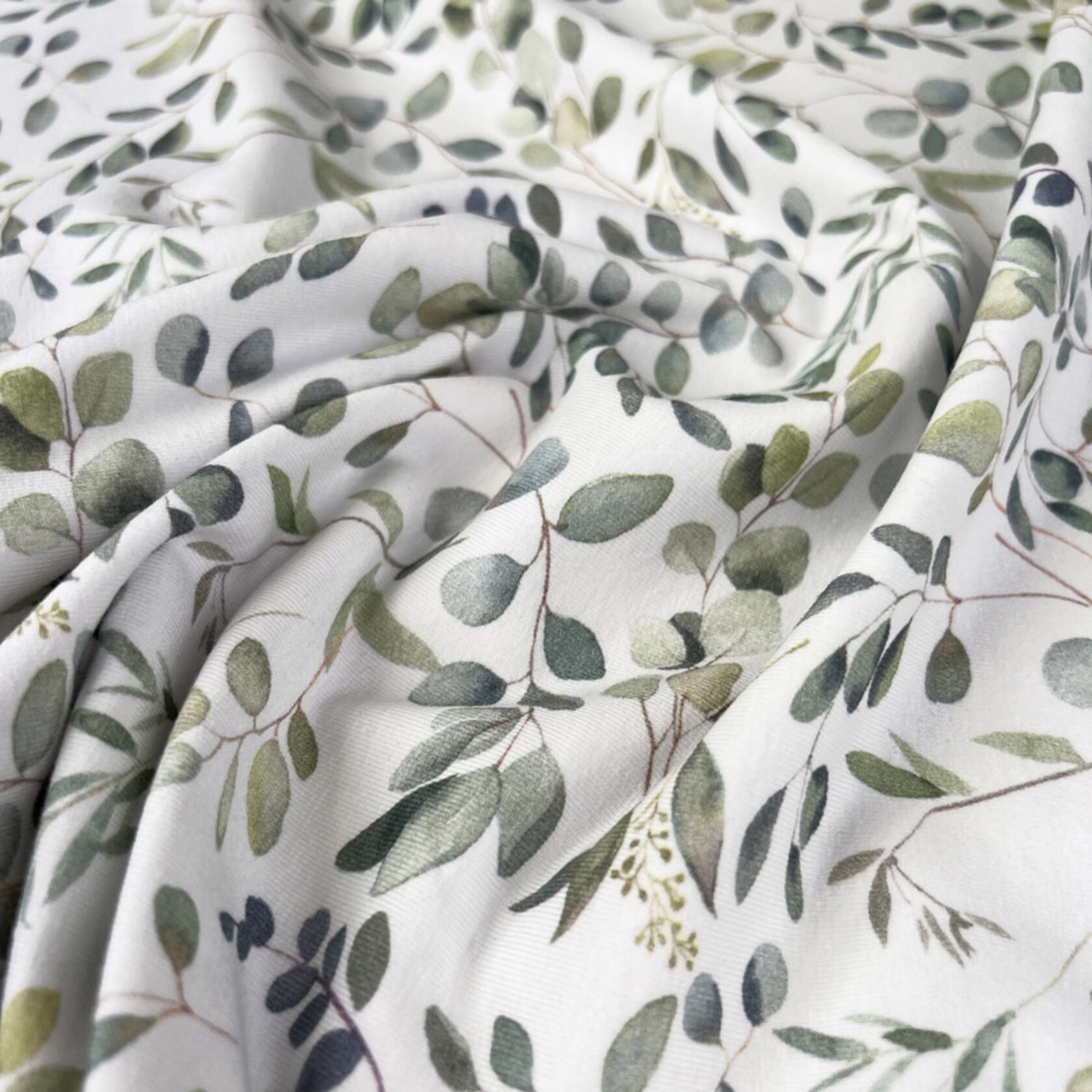 Floral cotton deals jersey fabric