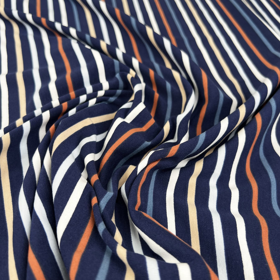 Striped cotton online jersey fabric