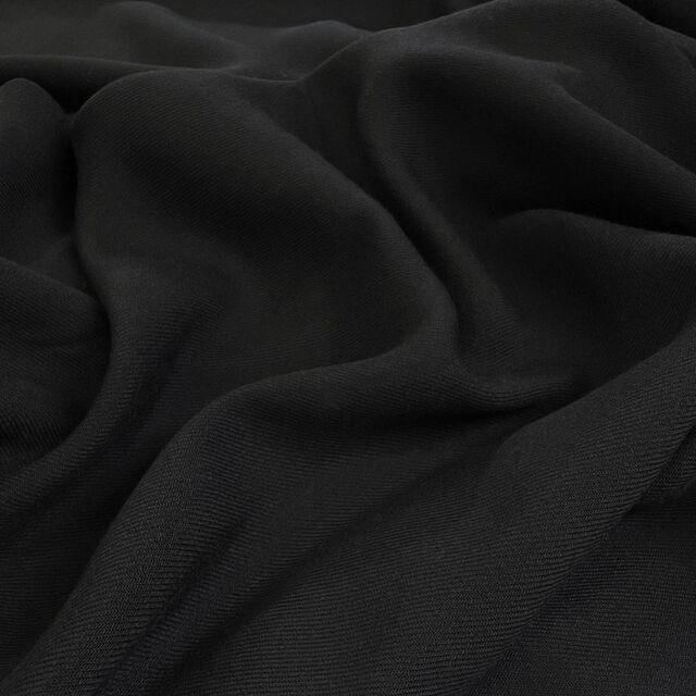Viscose Twill - Black