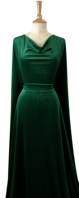 Roxy Stretch Velvet - Emerald