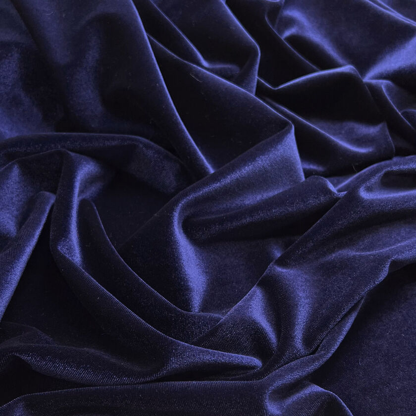 Plain Velour Dressmaking Fabric