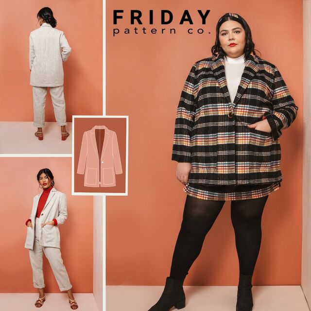 Friday Pattern Company The Heather Blazer