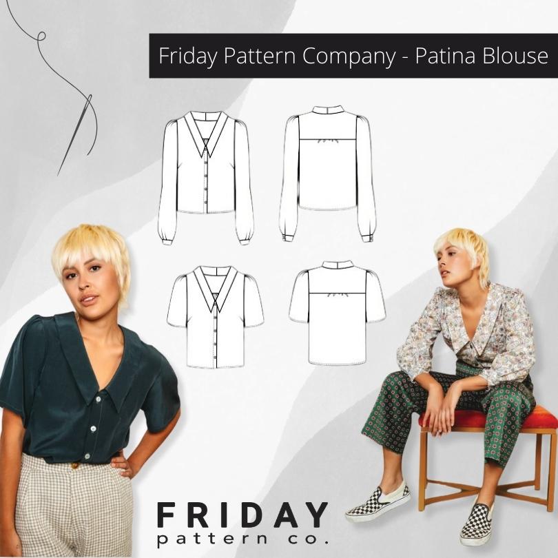 Friday Pattern Company - Patina Blouse