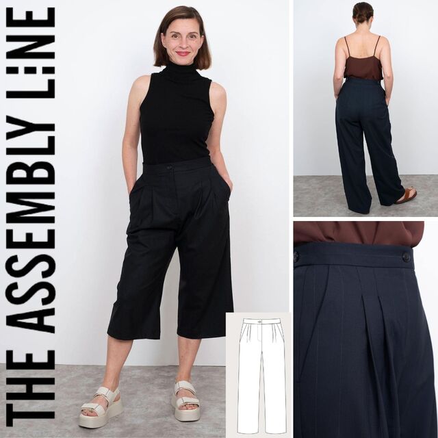 The Assembly Line - High-Waisted Trousers Pattern