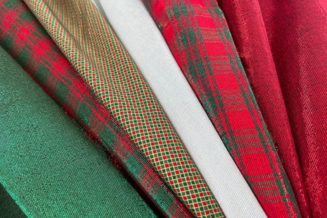 Sparkly Christmas Fabric