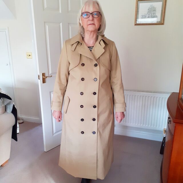 Carlyle - Stone / Customer Make by Julie - Carlyle Fabric - Named Clothing Isla Trench Coat - March 2023