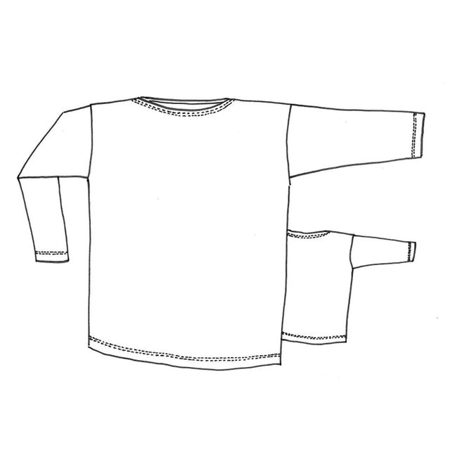 Tessuti - Mandy Boat Tee Pattern (XXS-3XL) / Mandy Boat Tee Tessuti sketch