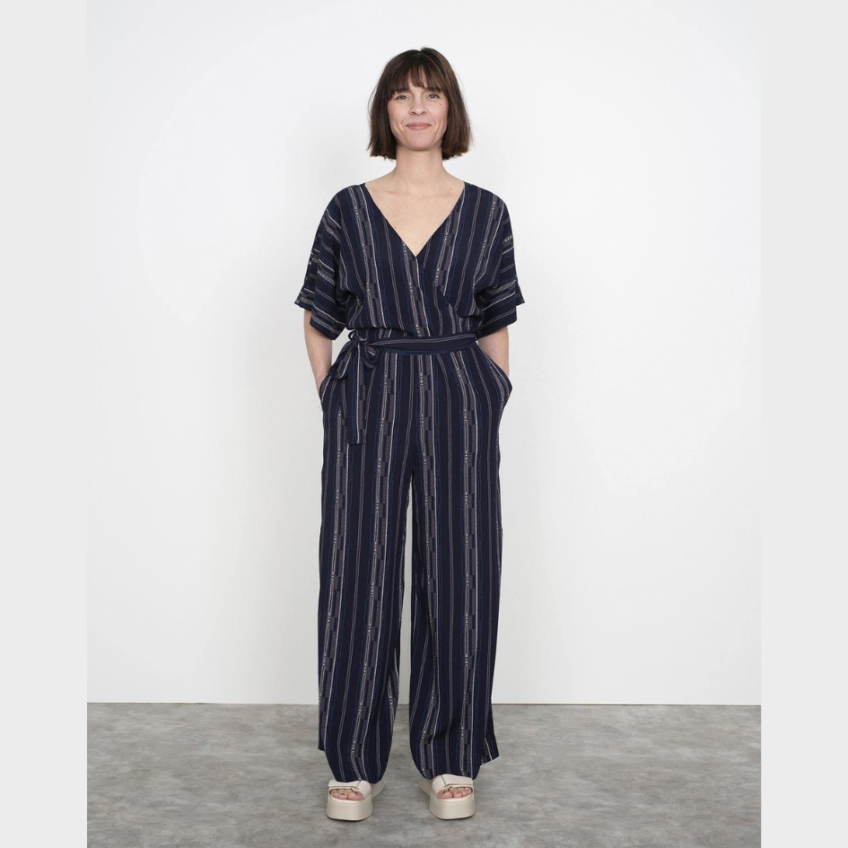 Wide Leg Jumpsuit Paper Sewing Pattern The Assembly Line