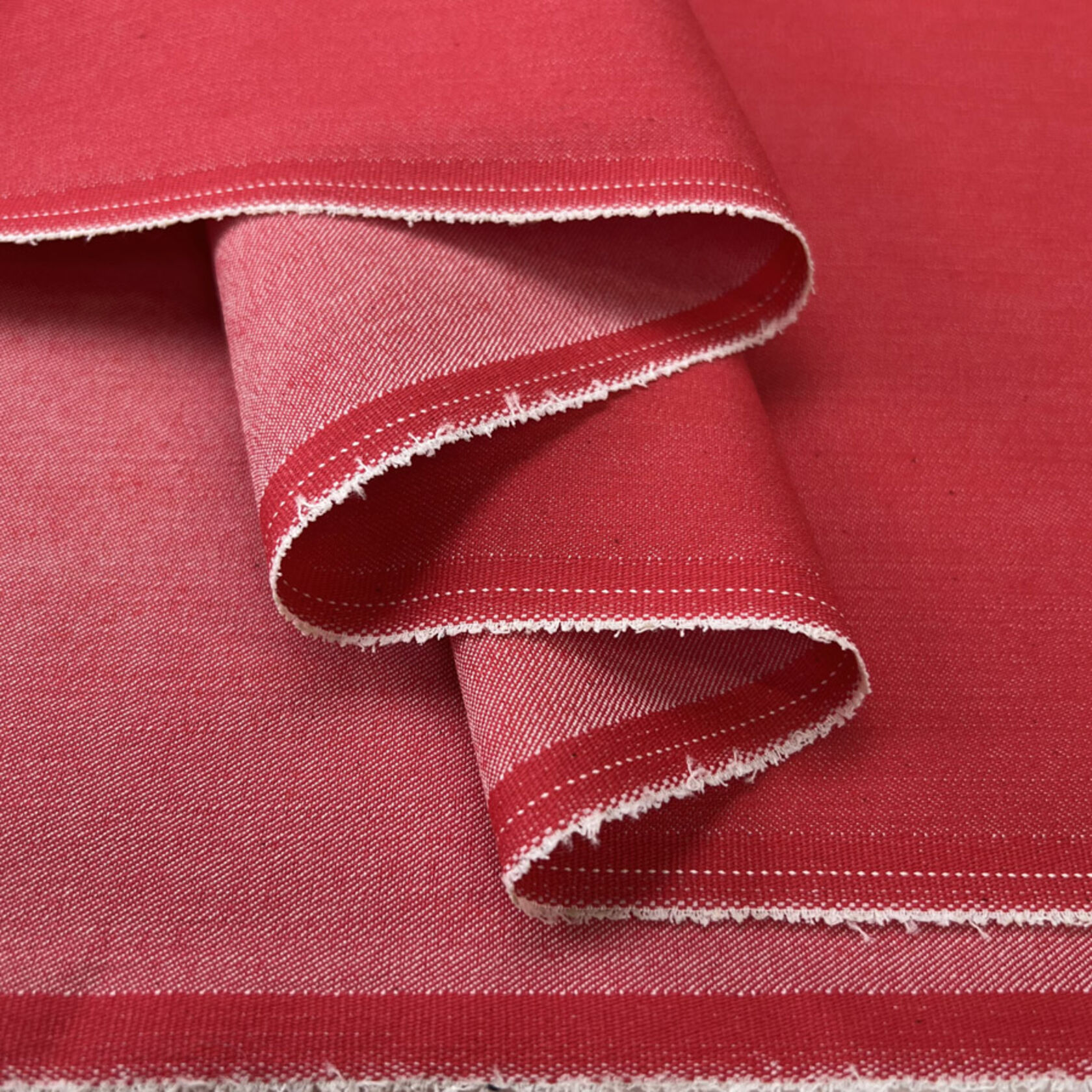 Red sales cotton jeans