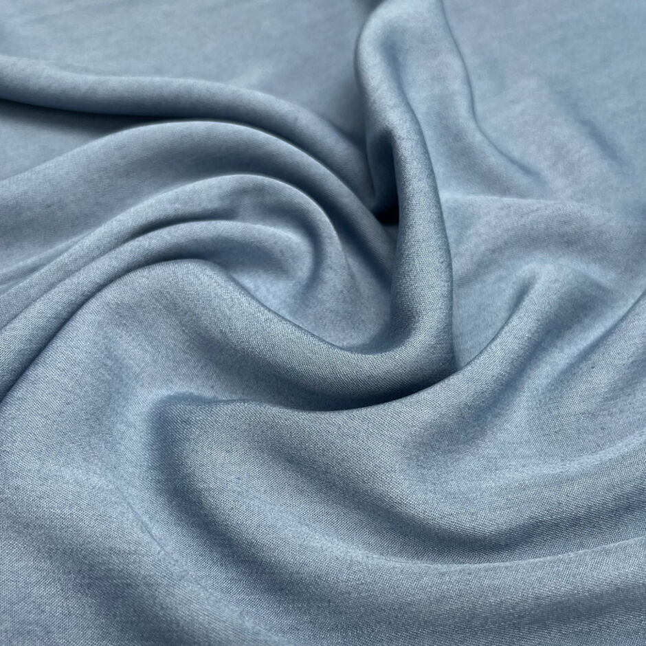 Tencel Feel Denim Chambray Light Blue
