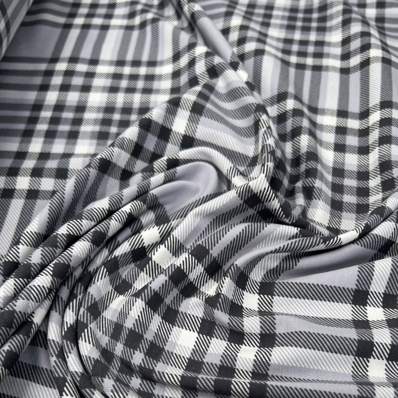 Stof Avalana Jersey Checkmate