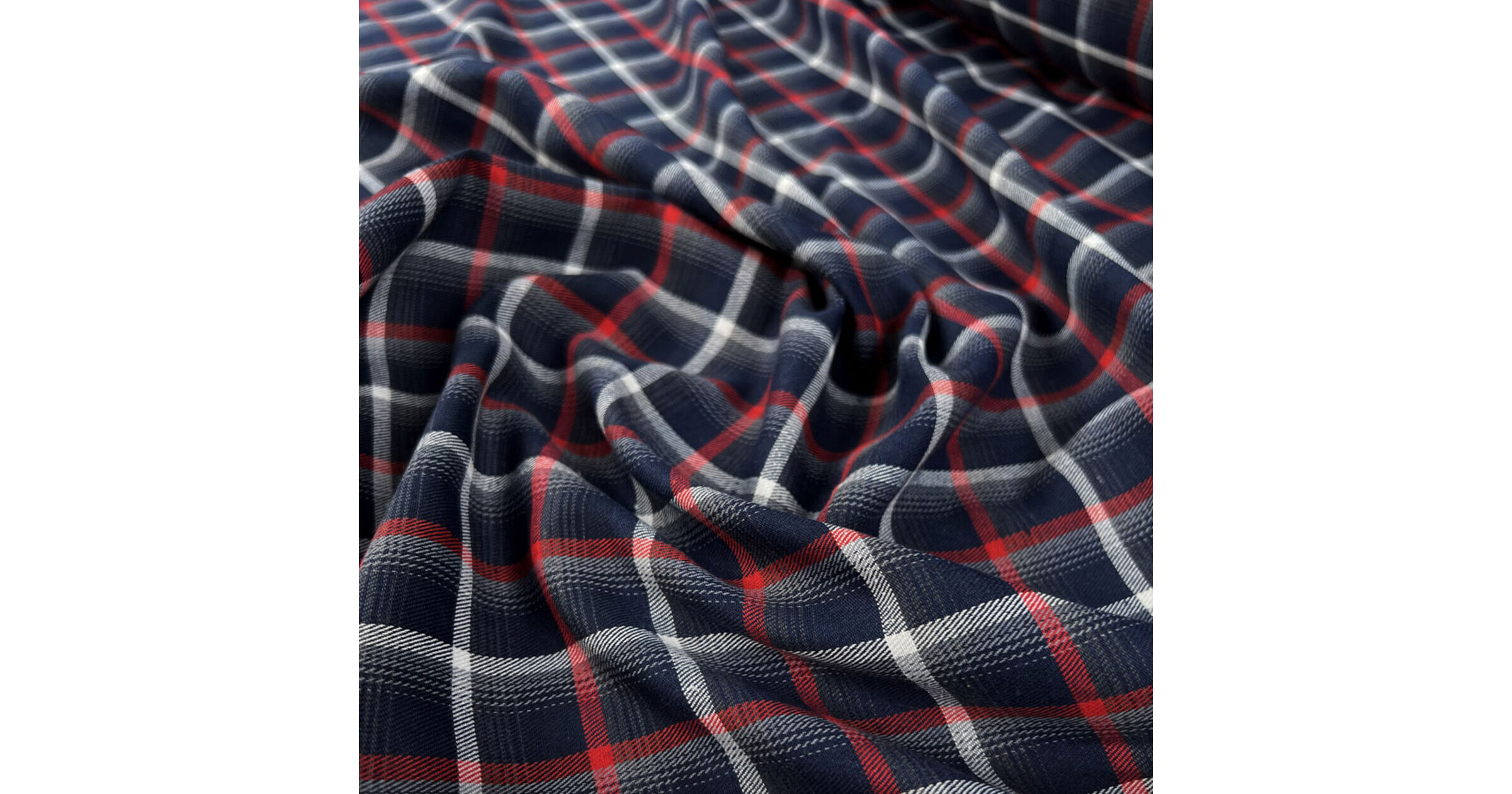 Brushed Plaid Red