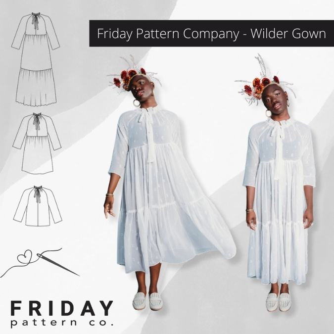 Friday Pattern Company - Wilder Gown