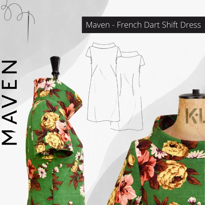 Maven - French Dart Shift Dress