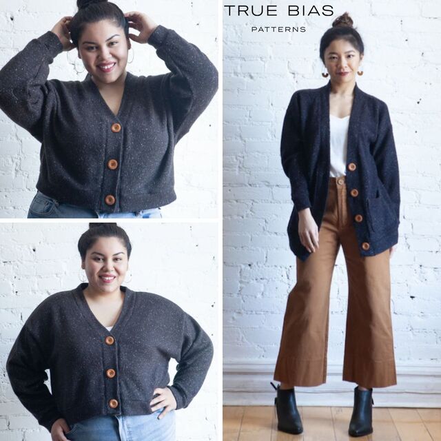 True Bias Marlo Sweater Sewing Pattern