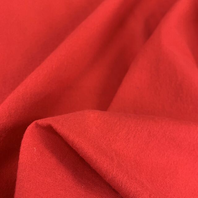 Winceyette Plain - Red
